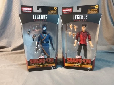 Lote de 2 Leyendas Marvel Shang-Chi y Death Dealer Caja Abierta Sin BAF Foto 1 de 4
