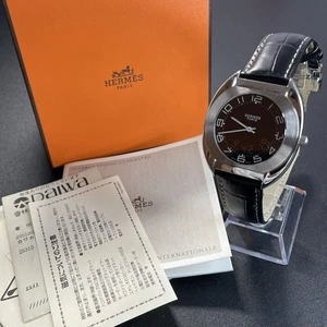 Rare Genuine HERMES Espace ES1.710 Men's Analog/Digital Watch QZ #054 - Picture 1 of 10