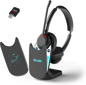Business V5.4 Wireless Headset with Charging Base, Computer Headset with Mic ... - Picture 1 of 9