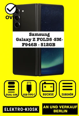 Samsung  Galaxy Z FOLD5 -SM-F946B - 512GB / 12GB | Z FOLD 5 Handy Smartphone OVP - Bild 1 von 4