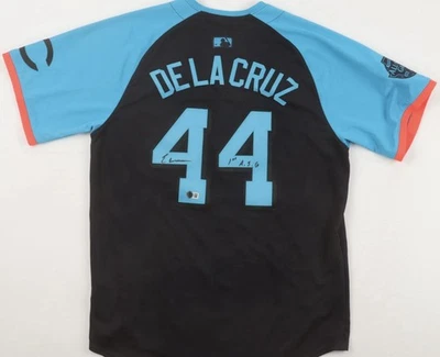 Elly De La Cruz Signed 2024 All-Star Game Nike Authentic Jersey Inscribed  BAS - Image 1 of 3