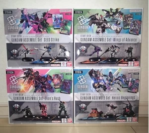Gundam Card Game Start Deck ST01A ST02A ST03A ST04A Gundam Assemble 4 Set - Picture 1 of 5