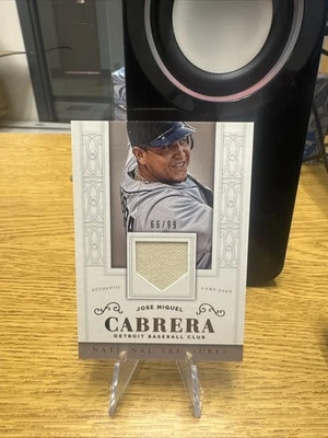 2014 Panini National Treasures 66/99 Miguel Cabrera #141 - Image 1 of 4