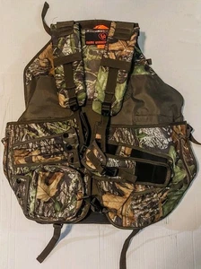Mossy Oak Game Winner Hunting Vest One Size Camo with Seat Cushion Back Pad - Picture 1 of 4