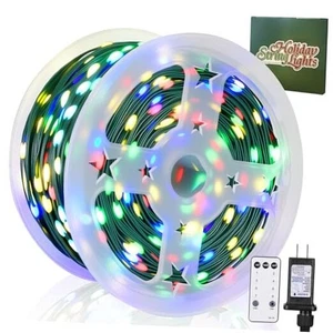  Luces de Navidad Exterior 328FT Cadena Luces Multicolor, IP67 1000 LED - Imagen 1 de 7