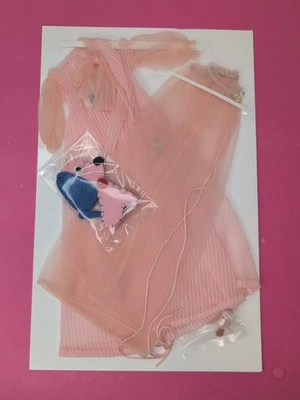 Conjunto Barbie Mattel Vintage Años 60 Nighty Negligee Rosa Pijama Bata Perro L192 Foto 1 de 4