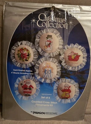 Adorno de Navidad Colección Aguja Paragon 6130 Punto de Cruz Kit de 6 Piezas De Colección Foto 1 de 4