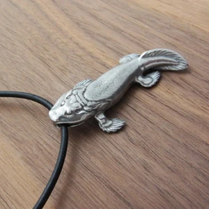 Tiktaalik Necklace - Evolutionary Biology, Fishapod Pendant - Picture 1 of 9