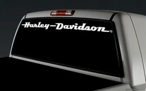 Harley Davidson Decal H-D Script Schriftzug Sticker Vinyl Sticker Auto - Bild 1 von 12