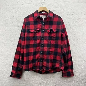 Abercrombie & Fitch Muscle kariert gebürsteter Flanell Herren Größe M Medium - Bild 1 von 6