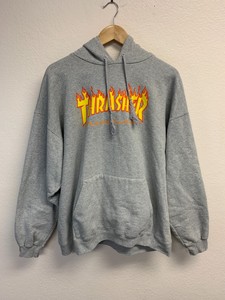Sudadera Thrasher Flame Grey | Envío 48H | SkateSpain