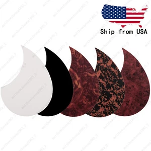 Acoustic Guitar Water Drop Shape Pickguard Fit 36'' Self Adhesive Multicolor - Picture 1 of 7