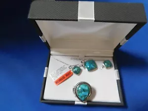 SET 3 PEZZI TURCHESE (ARGENTO STERLING) - Foto 1 di 4
