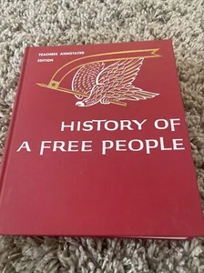 History of a Free People Teachers Annotated Edition Published by Macmillan, 1961 - Picture 1 of 24
