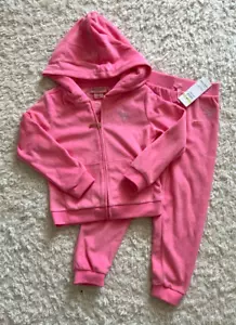 NWT Juicy Couture Terry Zip-up Sweatsuit Girls size 4T - Picture 1 of 6