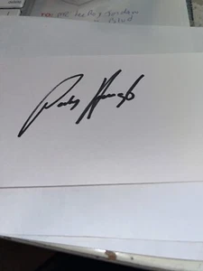 Tarjeta índice 3x5 firmada por Jack Burke PGA Championship - Imagen 1 de 1