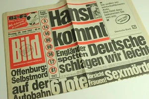 BILD PERIÓDICO 28.06.1982 JUNIO 28.6.1982 REGALO 38. 39. 40. 41. 42 cumpleaños - Imagen 1 de 2