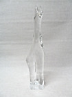 'Daum' France, Large Glass Giraffe Figurine - 32 cm H.