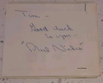 PHIL NIEKRO Personalized AUTOGRAPH ATLANTA BRAVES - Image 1 of 2