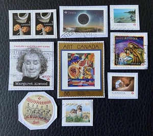 Lot von 10 Briefmarken Kanada verschiedene Jahre - noch auf Fragment Z66 - Bild 1 von 1