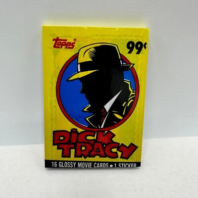 Dick Tracy Movie Vintage Wax Pack Cards Unopened Sealed - Image 1 of 4