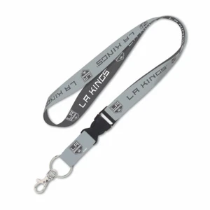 LOS ANGELES LA KINGS KEY CHAIN LANYARD DETACHABLE BUCKLE 1" WIDE 22" LONG - Picture 1 of 1