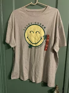 Camiseta Luckily Charm Smiley Face Talla S/M ¡Ver fotos! - Imagen 1 de 5