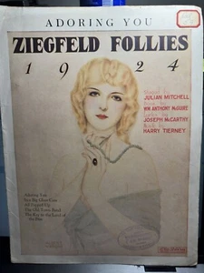 2924 ALBERT VARGAS cover Sheet Music Ziegfeld Follies ‘Adoring You (Tierney) - Picture 1 of 2