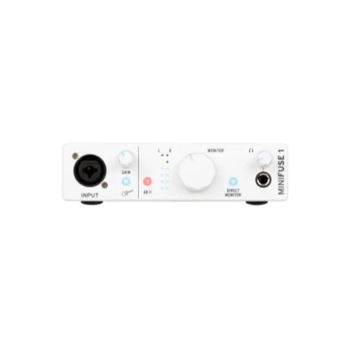 Arturia MiniFuse 1 White 1x Combo Input USB-C Audio Interface - Image 1 of 4