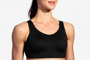 Sujetador deportivo para correr Brooks 261371 para mujer Dare Scoopback negro talla 34 CD - Imagen 1 de 2