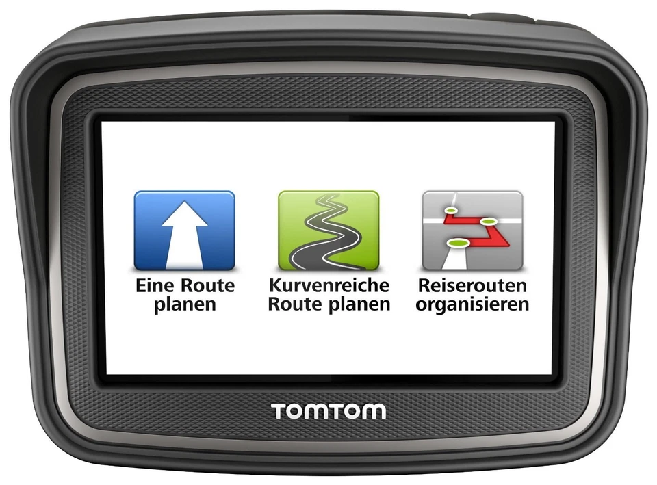 TomTom Rider V4 Motorradnavi XL Free Lifetime 3D Maps CE IQ kurvenreiche Routen - Bild 1 von 1