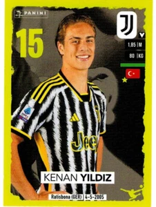 PANINI CALCIATORI 2023-2024 UPGRADE U20 KENAN YILDIZ ROOKIE STICKER JUVENTUS - Picture 1 of 2