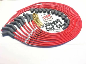 HOLDEN V8 253 304 308 SPARK PLUG LEADS 8.5MM SILICON SUIT STANDARD female caps - Picture 1 of 6