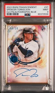 Spencer Torkelson 2022 Bowman Transcendent Auto blue #'d 08/10 PSA 9 - Bild 1 von 4