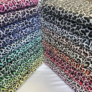 100% Cotton Poplin Fabric Crafty Cottons Leopard Print Spots Animal Wildlife - Picture 1 of 21