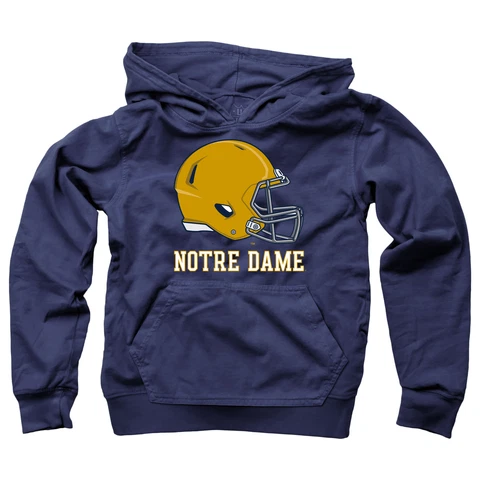 Wes and Willy Youth Boys College Helmet Logo Hoodie Cover