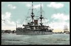 Pancernik Royal Navy H.M.S. HANNIBAL (1896) & HMS VICTYORY w Portsmouth