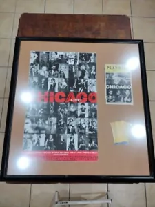Broadway Theater Poster Chicago on Broadway Cast-Signed!!!! NYC - Picture 1 of 14