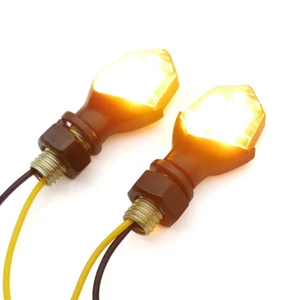 2 PIEZAS mini indicador de señal de giro mercado de accesorios adecuado para BMW R1200RT/R1250RT transparente - Imagen 1 de 11