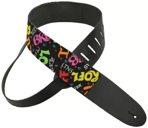 Perri's Leathers Guitar Strap 100% Leather Acoustic Electric Classical P25M-115 - Picture 1 of 4