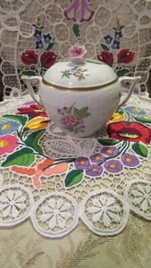 NUEVO azucarero de porcelana Herend Hungary Eton 665 con etiqueta - Imagen 1 de 6