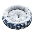 Canvas/Velvet Cat Sleeping Baskets Round Dogs Sleeping Nest  Autumn