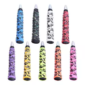 Anti Slip Tennis Badminton Racket Over Grip Tape PU Fishing Rod Handle Wrap - Picture 1 of 21
