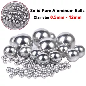 Bolas de aluminio puro liso de dia 0,5-12 mm bola de rodamiento de precisión para bicicleta cuentas de aluminio - Imagen 1 de 13