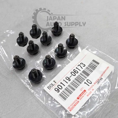 OEM GENUINO TOYOTA 4RUNNER SIENNA RAV4 TACOMA TRANSEJE CONJUNTO DE PERNOS DE CÁRTER DE ACEITE X10 Foto 1 de 4