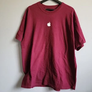 Apple Corporate Games. - Maroon with White Center Logo Size Faded Tag XL Shirt - Picture 1 of 8