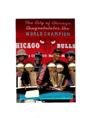 Cartão de basquete Michael Jordan 1997-98 Topps Stadium Club Chicago Bulls # 05 - Imagem 1 de 2