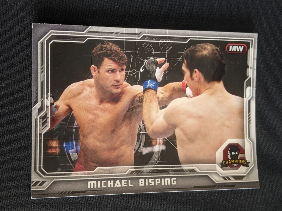 2014 Topps UFC Champions MICHAEL BISPING #55 BASE SILVER PARALLEL - Image 1 of 1