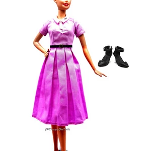 Barbie Pink pleated Skirt Dress Inspiring Women Katherine Johnson new - Picture 1 of 4