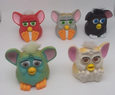 Vintage McDonalds 1998 Furby Happy Meal Lot of 5 Assorted Interactive - Image 1 of 4